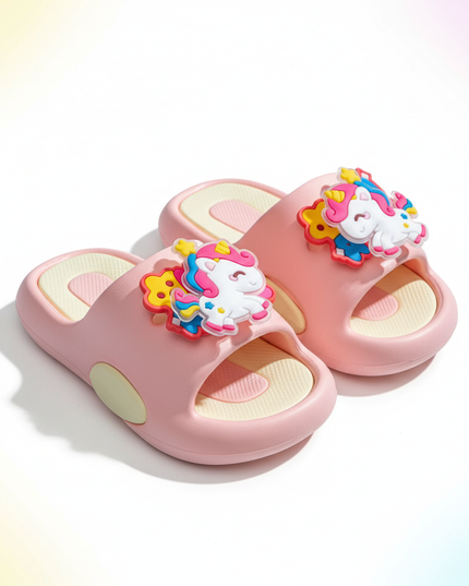 spinning unicorn slippers - white-bg