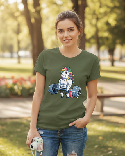 sporty unicorn shirt - lifestyle