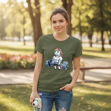 sporty unicorn shirt - lifestyle