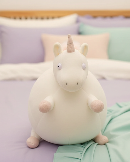 squishy unicorn pillow - lifestyle
