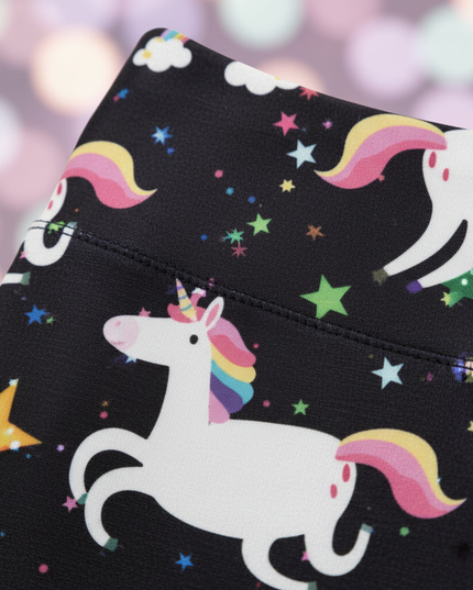 star unicorn leggings - detail
