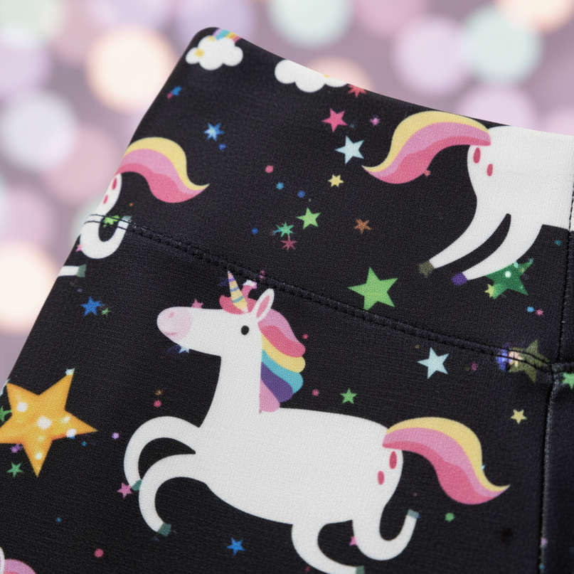 star unicorn leggings - detail