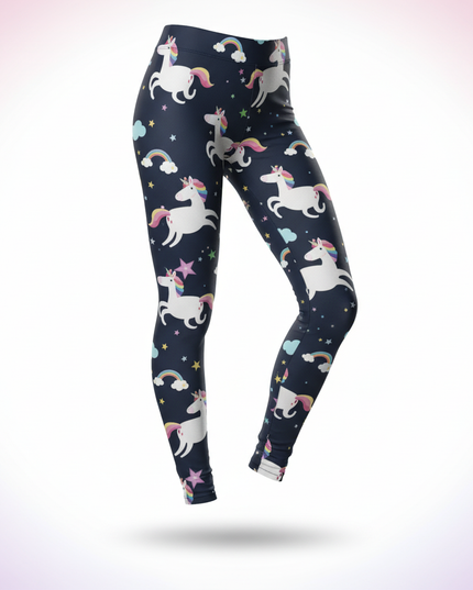 star unicorn leggings - white-bg