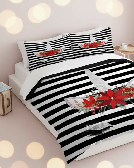 striped unicorn bedding - lifestyle