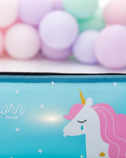 sweet dreams unicorn pencil case - detail