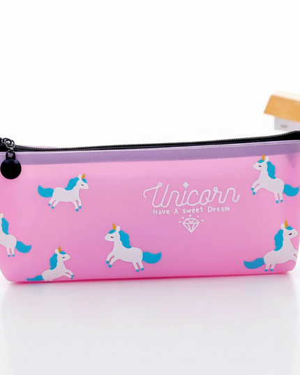 sweet unicorn pencil case - white-bg