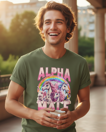 tactical unicorn shirt - in-use