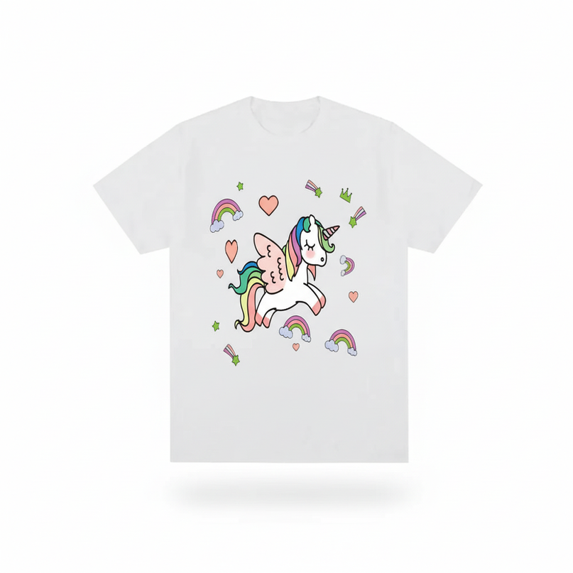 team unicorn shirt - white-bg