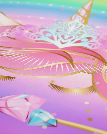 tiara unicorn bedding - detail