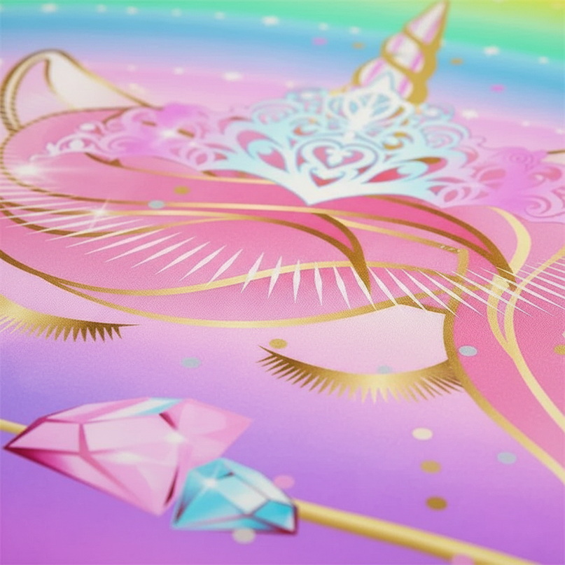 tiara unicorn bedding - detail