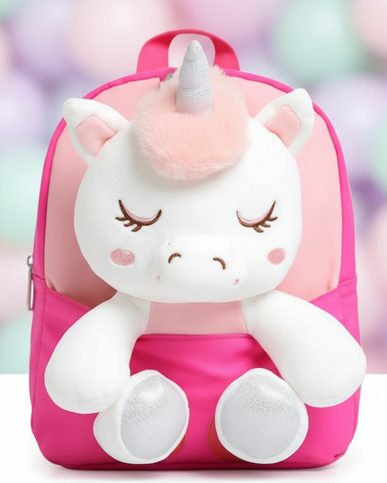 toddler unicorn backpack - detail