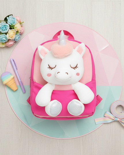 toddler unicorn backpack - flat-lay