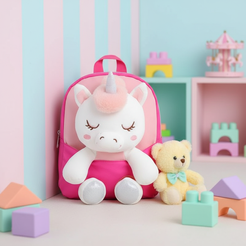 toddler unicorn backpack - lifestyle