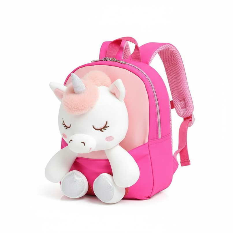 toddler unicorn backpack - white-bg