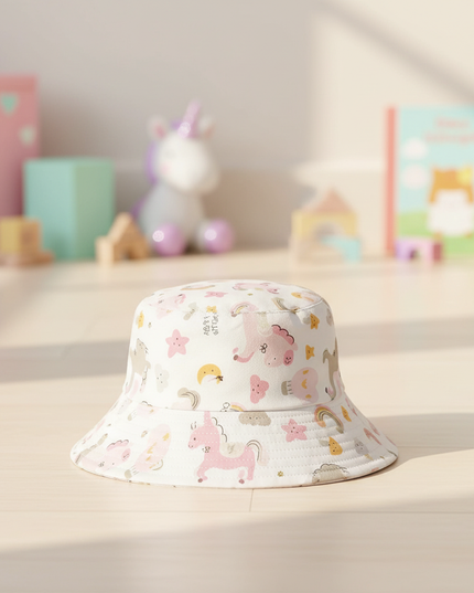 toddler unicorn bucket hat - lifestyle