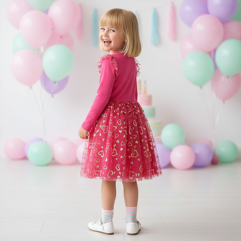 toddler unicorn dress v2 - back
