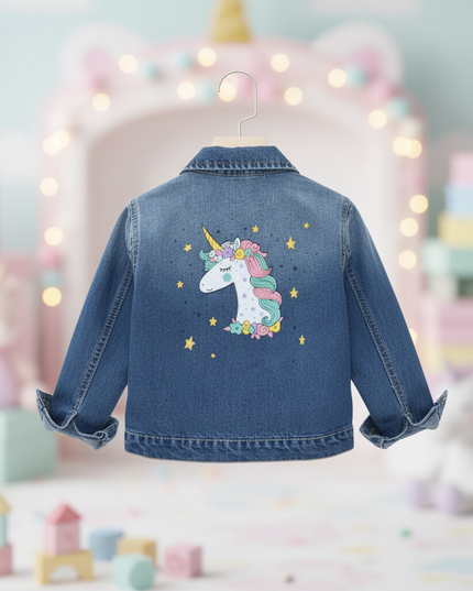 toddler unicorn jacket - lifestyle