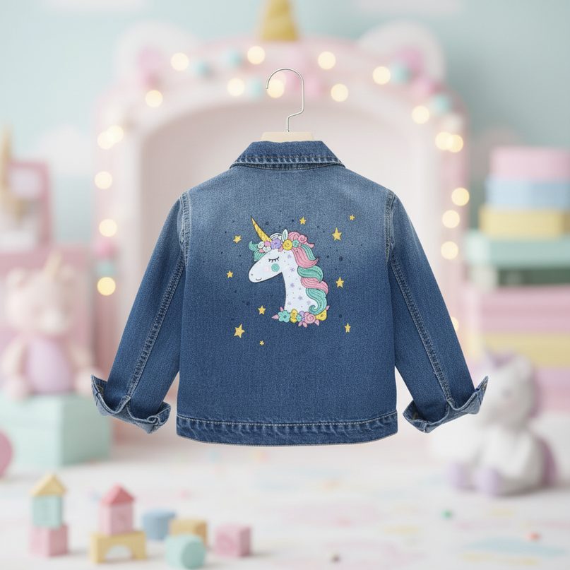 toddler unicorn jacket - lifestyle