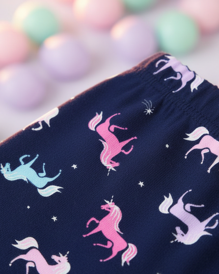 toddler unicorn leggings - detail