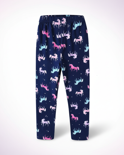 toddler unicorn leggings - white-bg