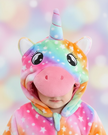 toddler unicorn onesie - detail