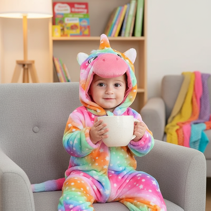 toddler unicorn onesie - lifestyle