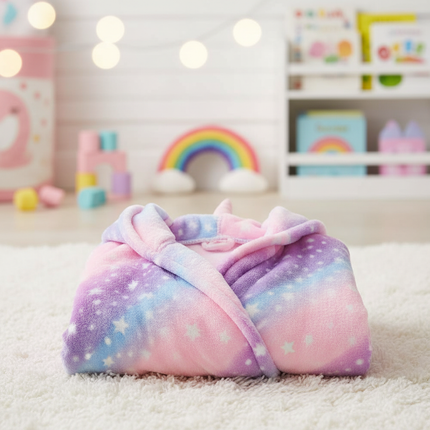toddler unicorn robe - lifestyle