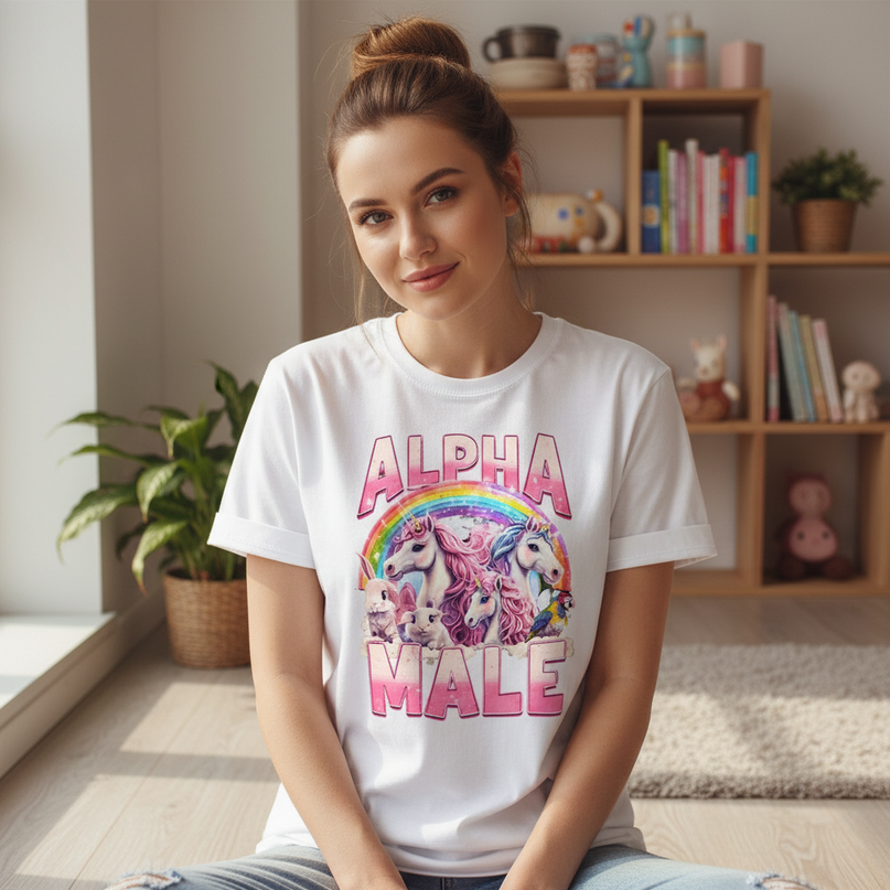 unicorn 1st birthday shirt - lifestyle