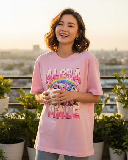 unicorn 2nd birthday shirt - in-use