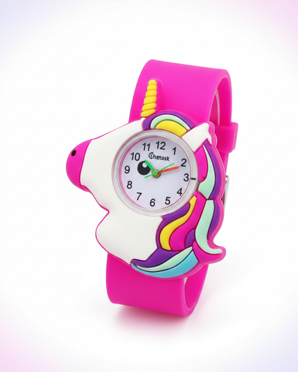 unicorn 3d watch - white-bg