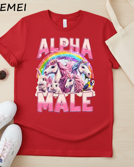 unicorn 3rd birthday shirt - flat-lay