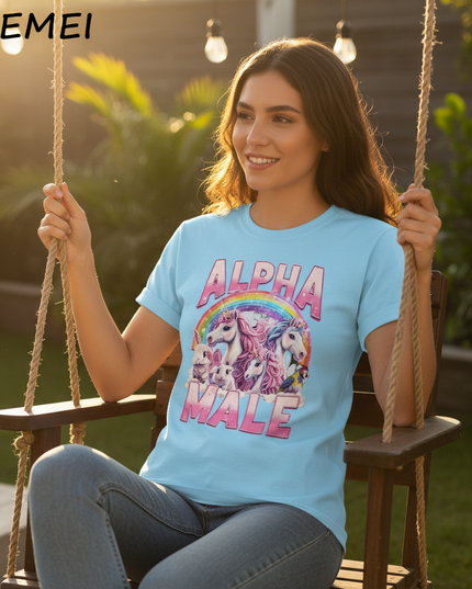 unicorn 5th birthday shirt - in-use
