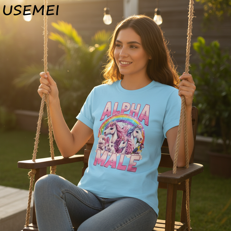 unicorn 5th birthday shirt - in-use