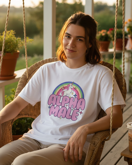 unicorn 6th birthday shirt - in-use