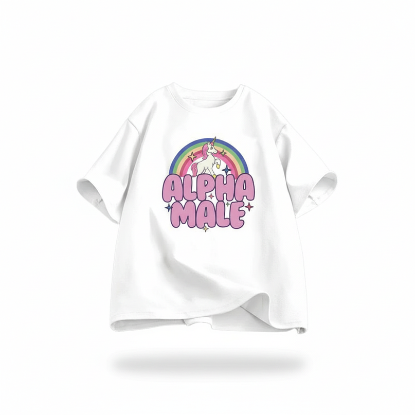 unicorn 6th birthday shirt - white-bg