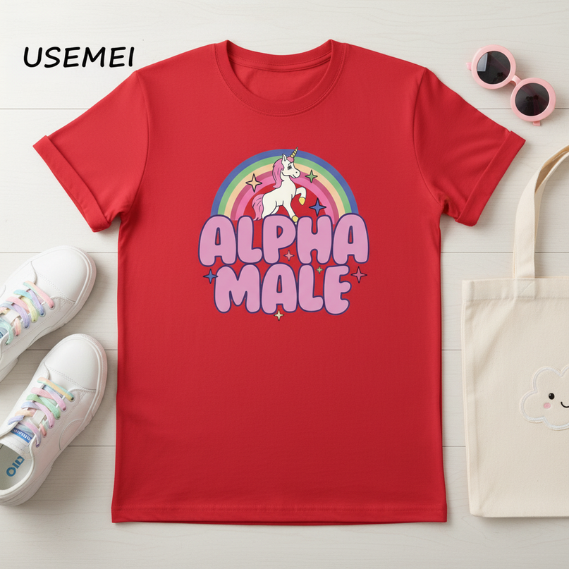 unicorn 7th birthday shirt - flat-lay