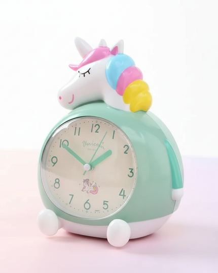 unicorn alarm clock for girls - white-bg
