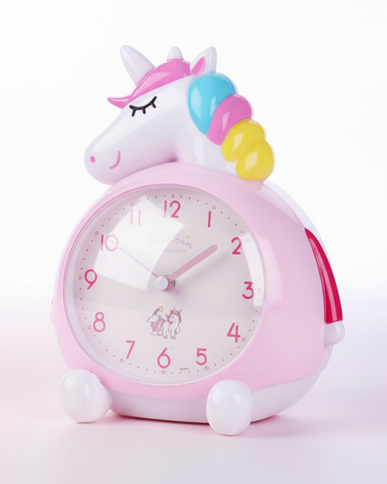 unicorn alarm clock with light - white-bg