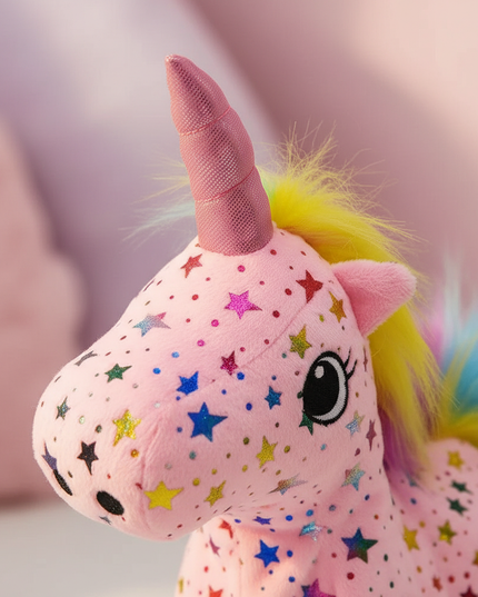 unicorn alpaca plush - detail