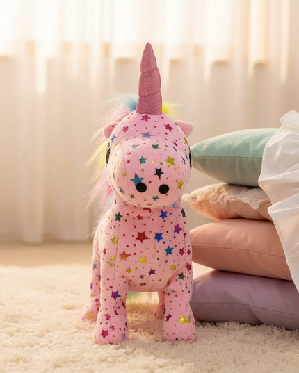 unicorn alpaca plush - lifestyle