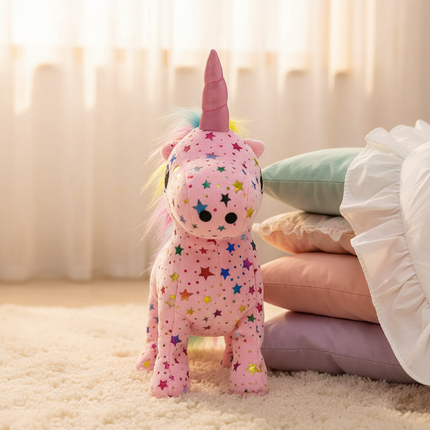 unicorn alpaca plush - lifestyle