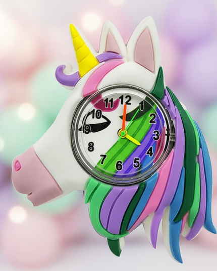 unicorn analog watch - detail