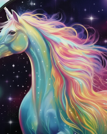 unicorn anime print backpack - detail