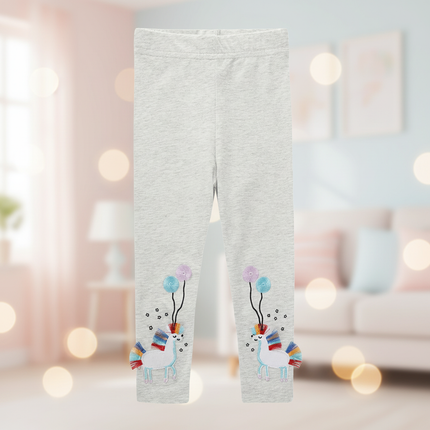unicorn applique leggings - lifestyle