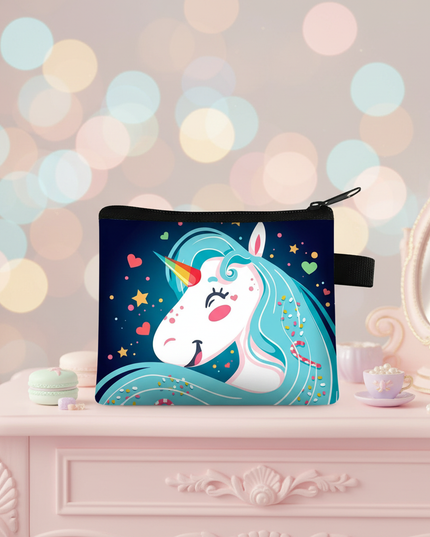 unicorn artistic coin purse - lifestyle
