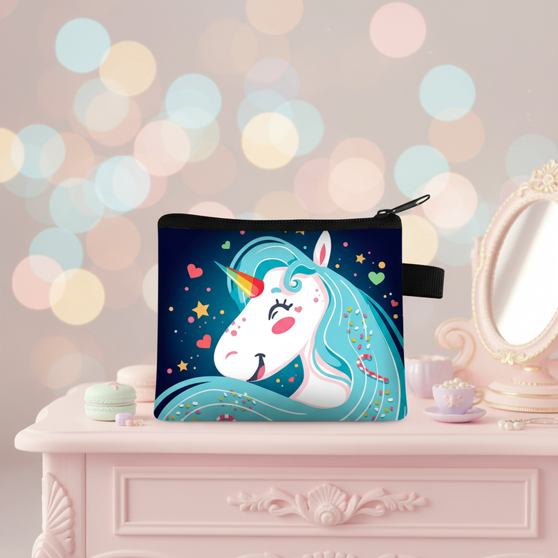 unicorn artistic coin purse - lifestyle