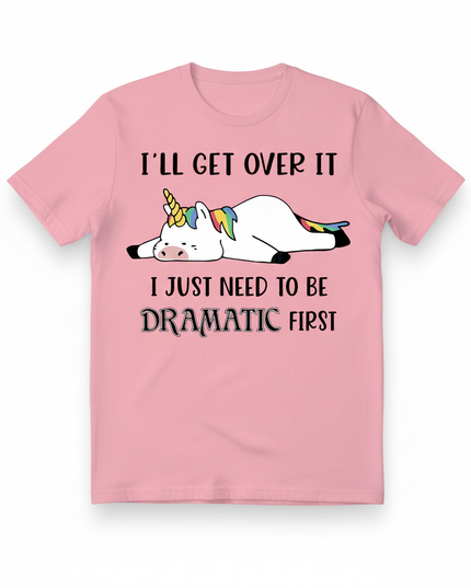 unicorn attitude shirt - white-bg