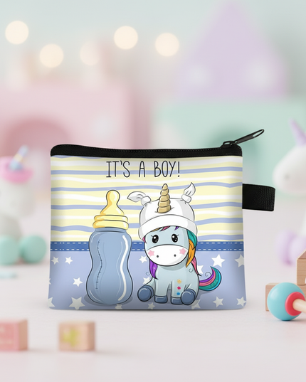 unicorn baby shower purse - lifestyle