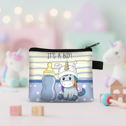 unicorn baby shower purse - lifestyle
