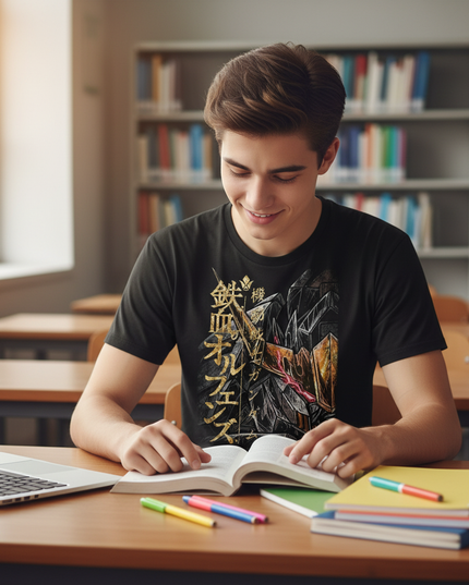 unicorn back school shirt - lifestyle